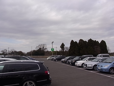 成田ゆめ牧場の駐車場